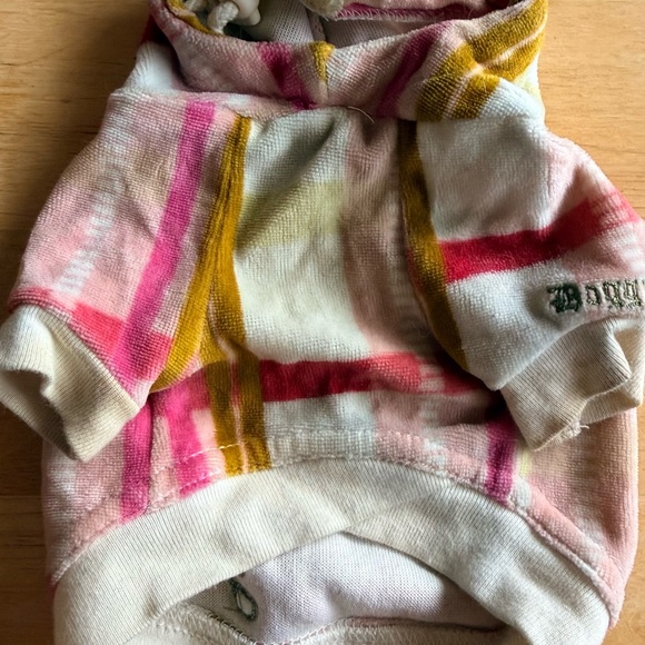 ✨ Juicy Couture Velour Dog Hoodie XS ✨ - Picture 8 of 9